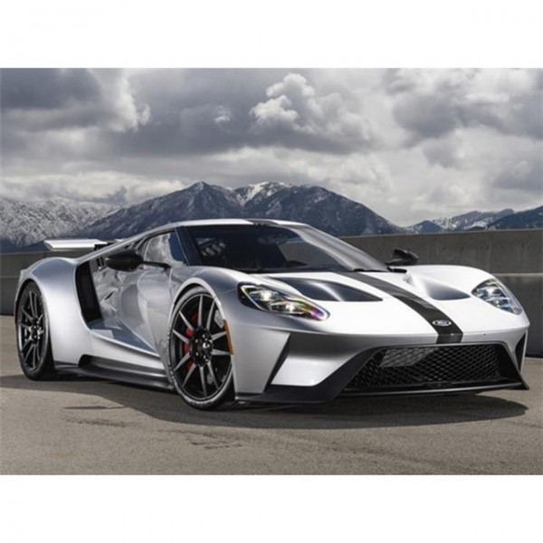 Broderie Diamant Ford GT grise