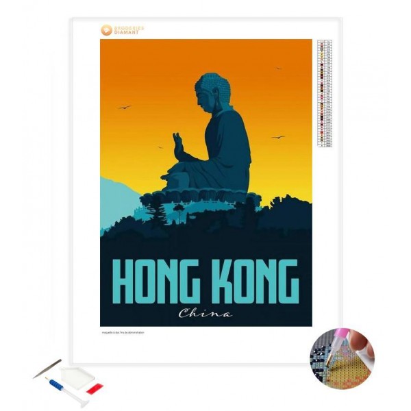 Broderie Diamant Hong Kong Chine