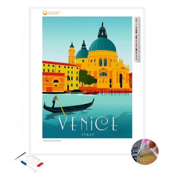 Broderie Diamant Venise Italie