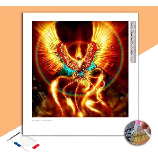 Broderie diamant Phénix Solaire