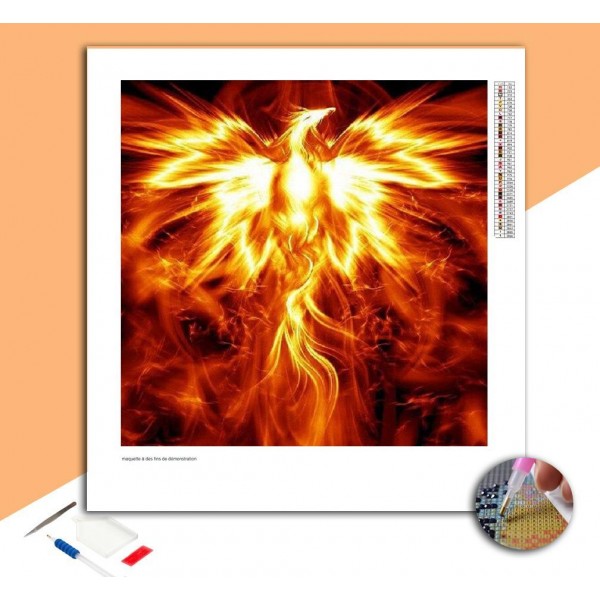 Broderie diamant Aura du Phénix