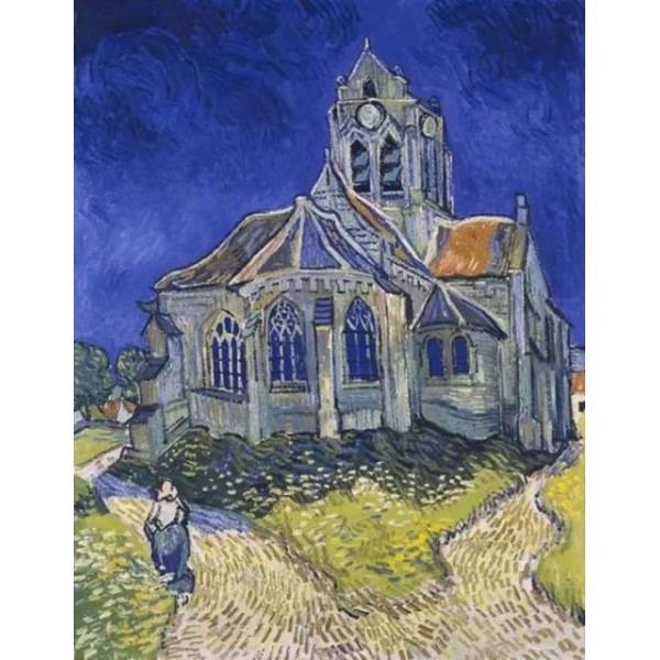 Broderie Diamant Van Gogh L'Église d'Auvers-sur-Oise