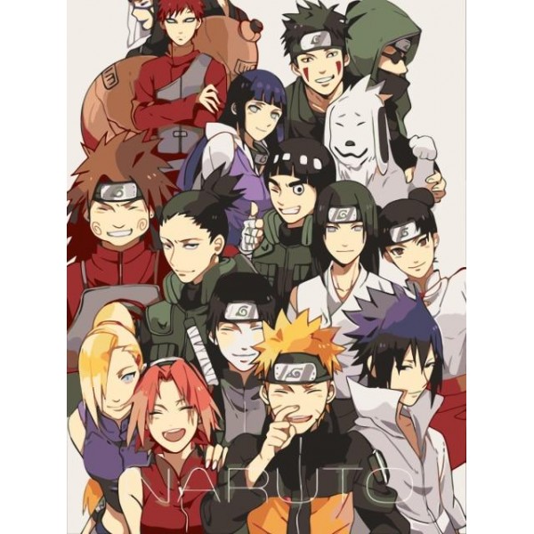 Broderie Diamant Naruto Personnages