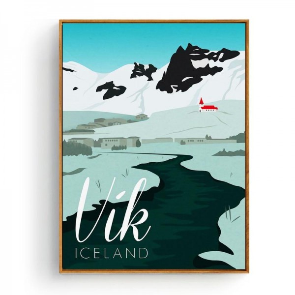 Broderie Diamant Vik Islande