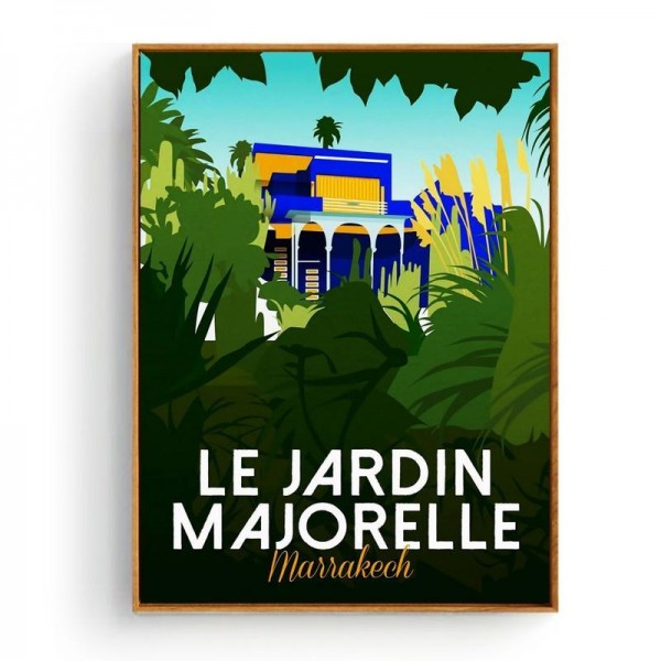 Broderie Diamant Le Jardin Majorelle Maroc