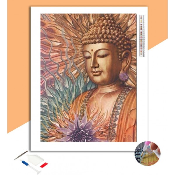 Broderie Diamant Bouddha Grande Sagesse