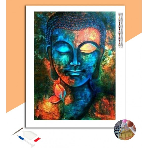 Broderie Diamant Bouddha & Plénitude