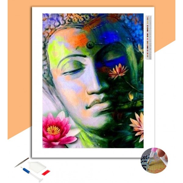 Broderie Diamant L'éveil du Bouddha