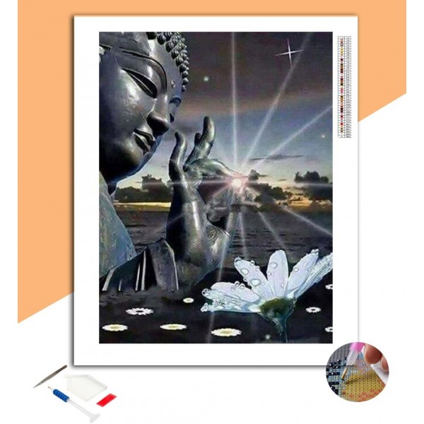 Broderie Diamant Karana Mudrā